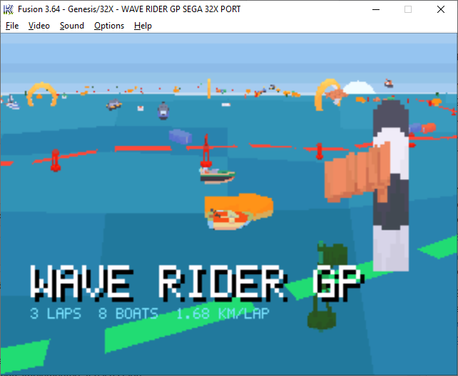 Screenshot 4 for Wave Rider GP for Sega 32X