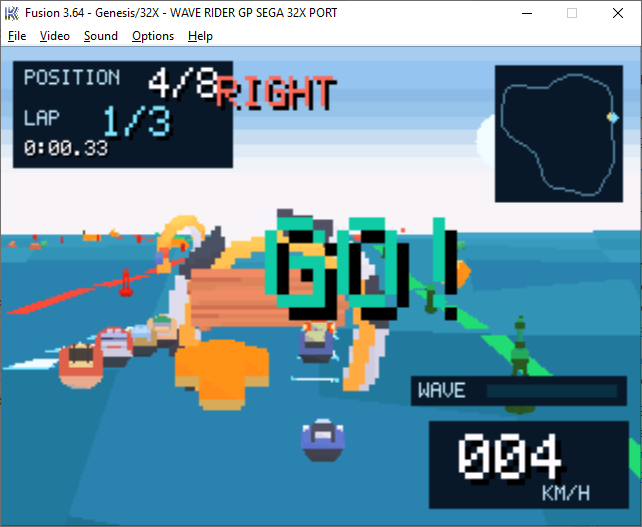 Screenshot 3 for Wave Rider GP for Sega 32X