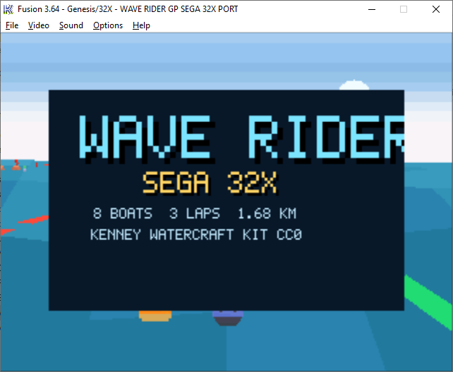 Screenshot 5 for Wave Rider GP for Sega 32X