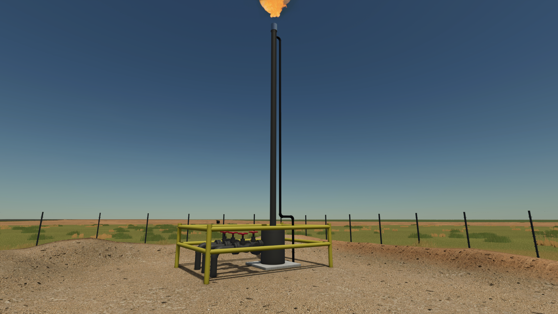 Screenshot 3 for FS25 Oilfield Working Flare