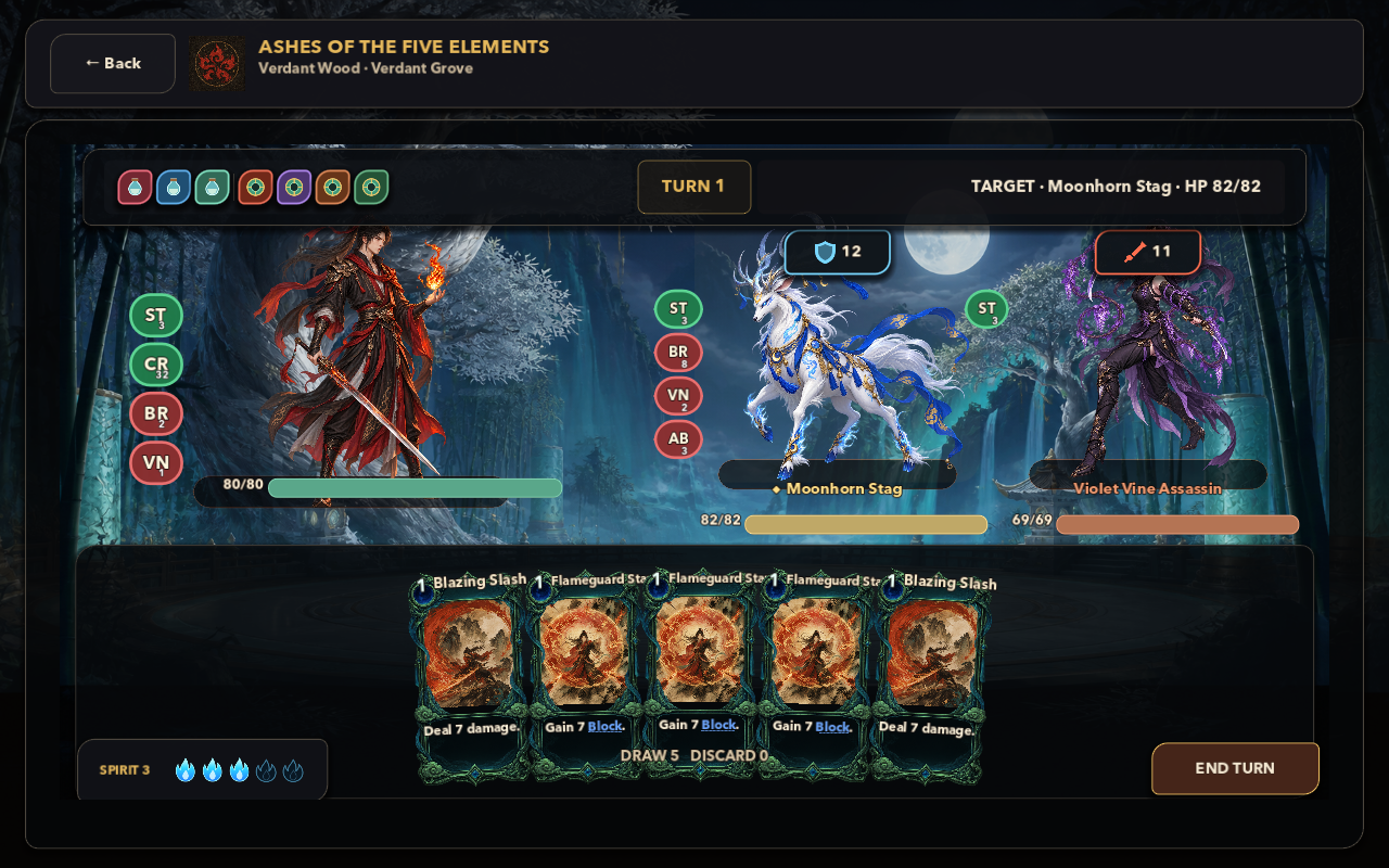 Screenshot 2 for Ashes of the Five Elements — 烬世五行