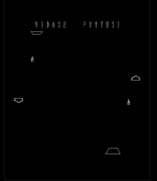 Screenshot 2 for Vectrex Naves Locas