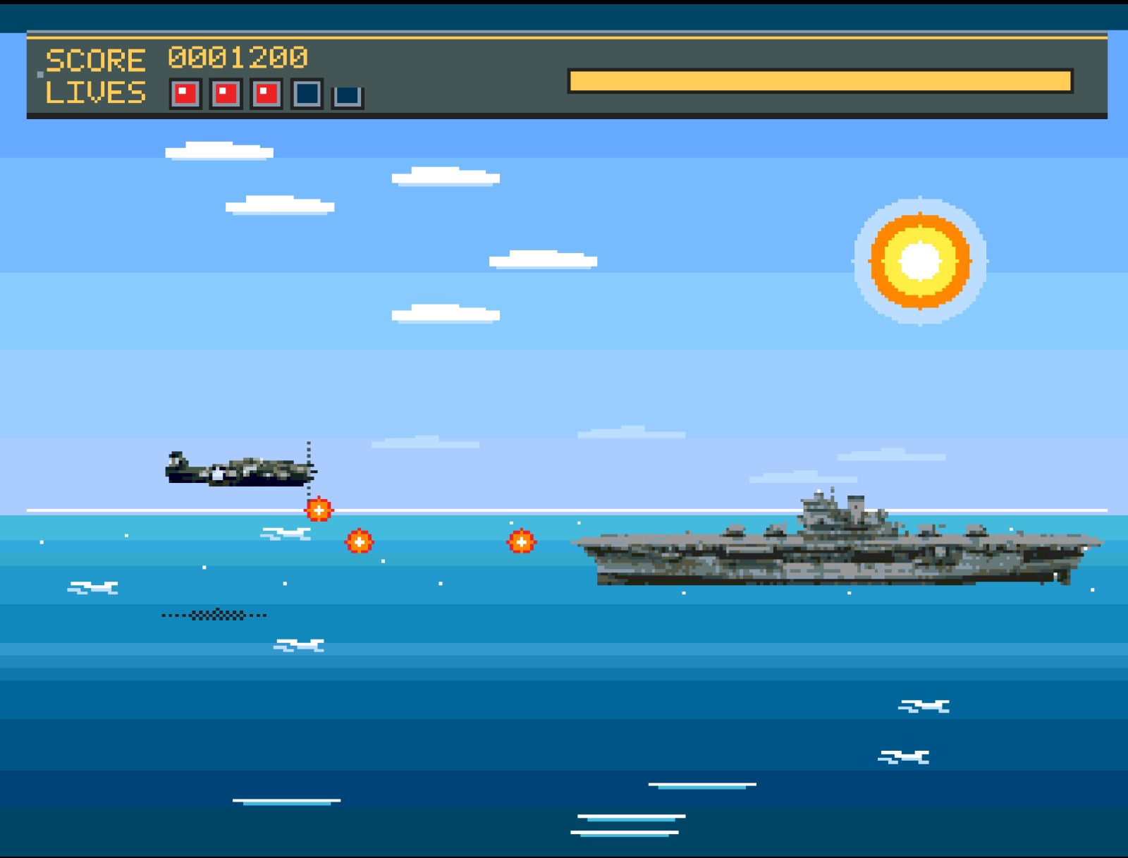 Screenshot 2 for Fliegeralarm Amiga OCS
