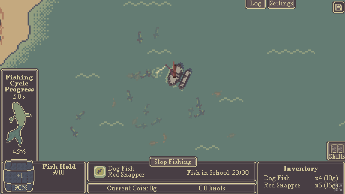 Screenshot 2 for Pirate Themed Fishing Game