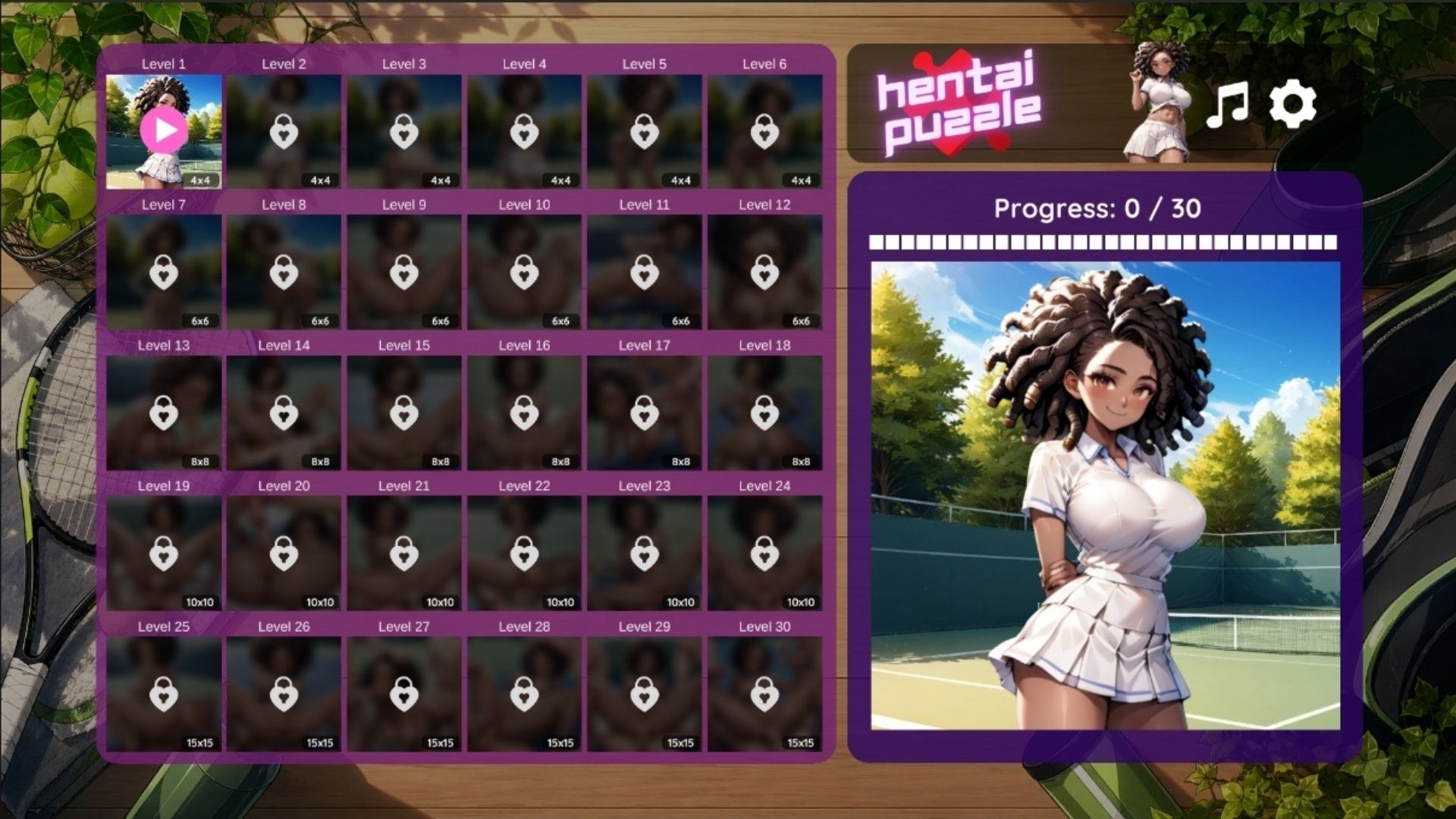 Screenshot 2 for Hentai Puzzle: Selena