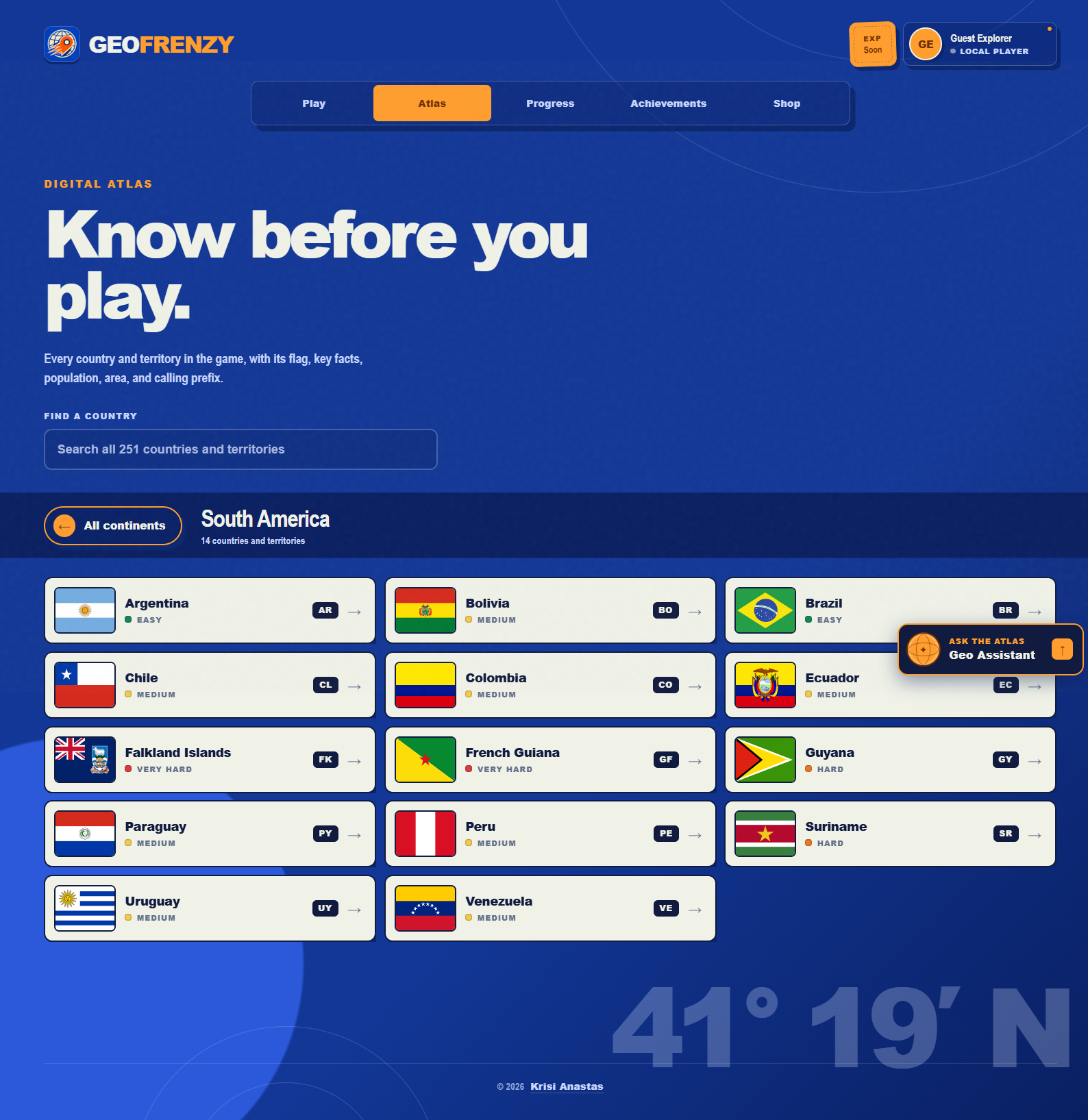Screenshot 4 for GeoFrenzy