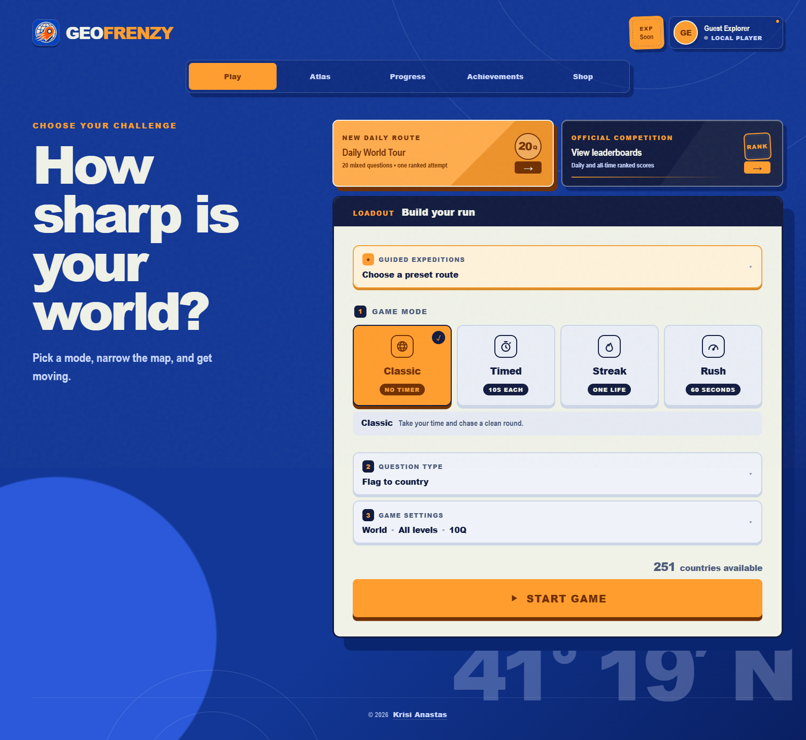 Screenshot 2 for GeoFrenzy