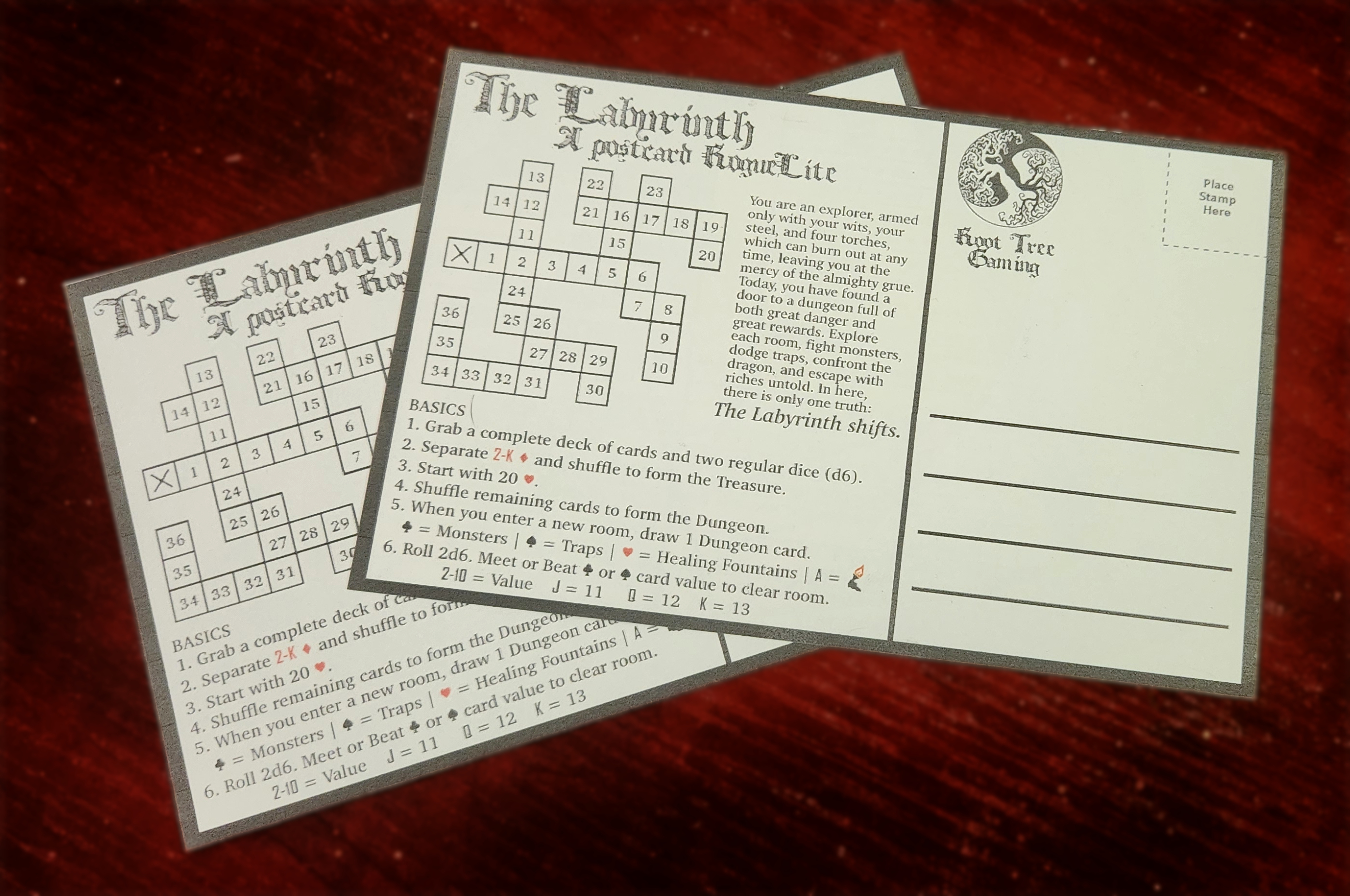 Screenshot 3 for The Labyrinth - A Postcard Roguelite