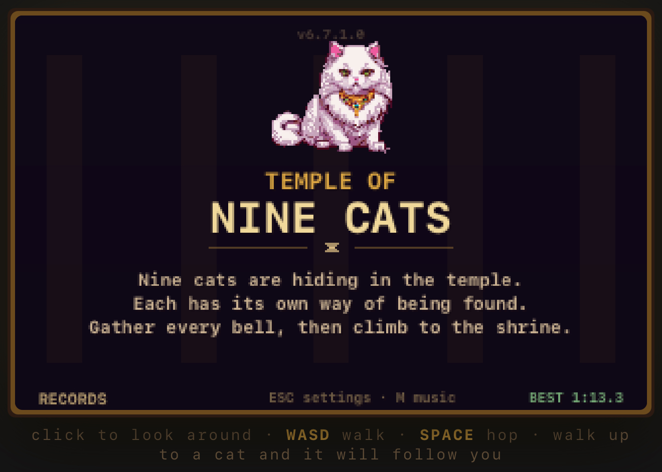 Screenshot 3 for Temple of Nine Cats