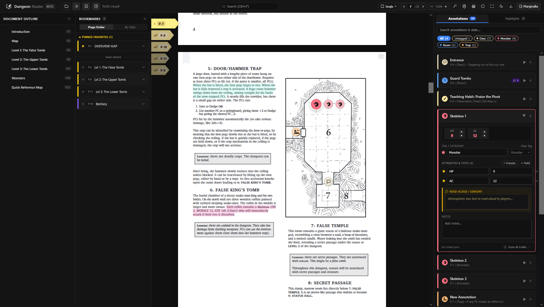 Screenshot 3 for Dungeon Reader