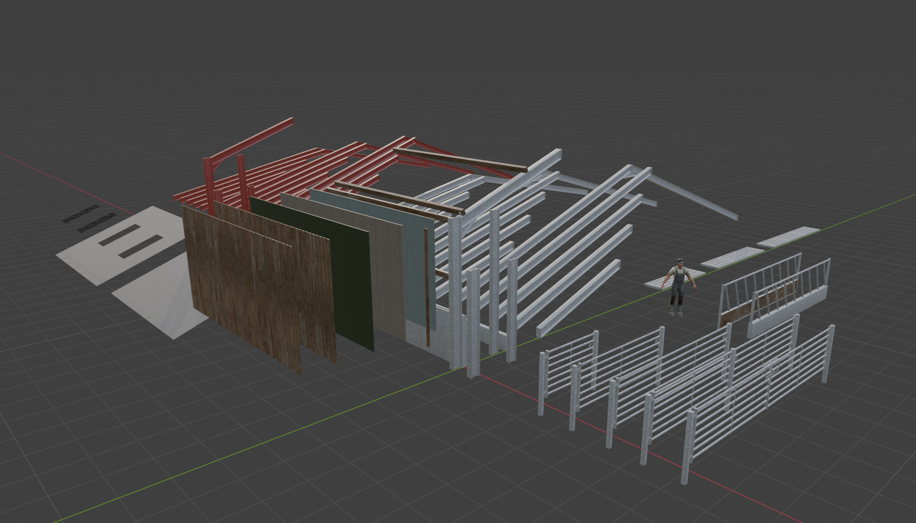 Screenshot 5 for Shed Starter Pack (Native Blender File)