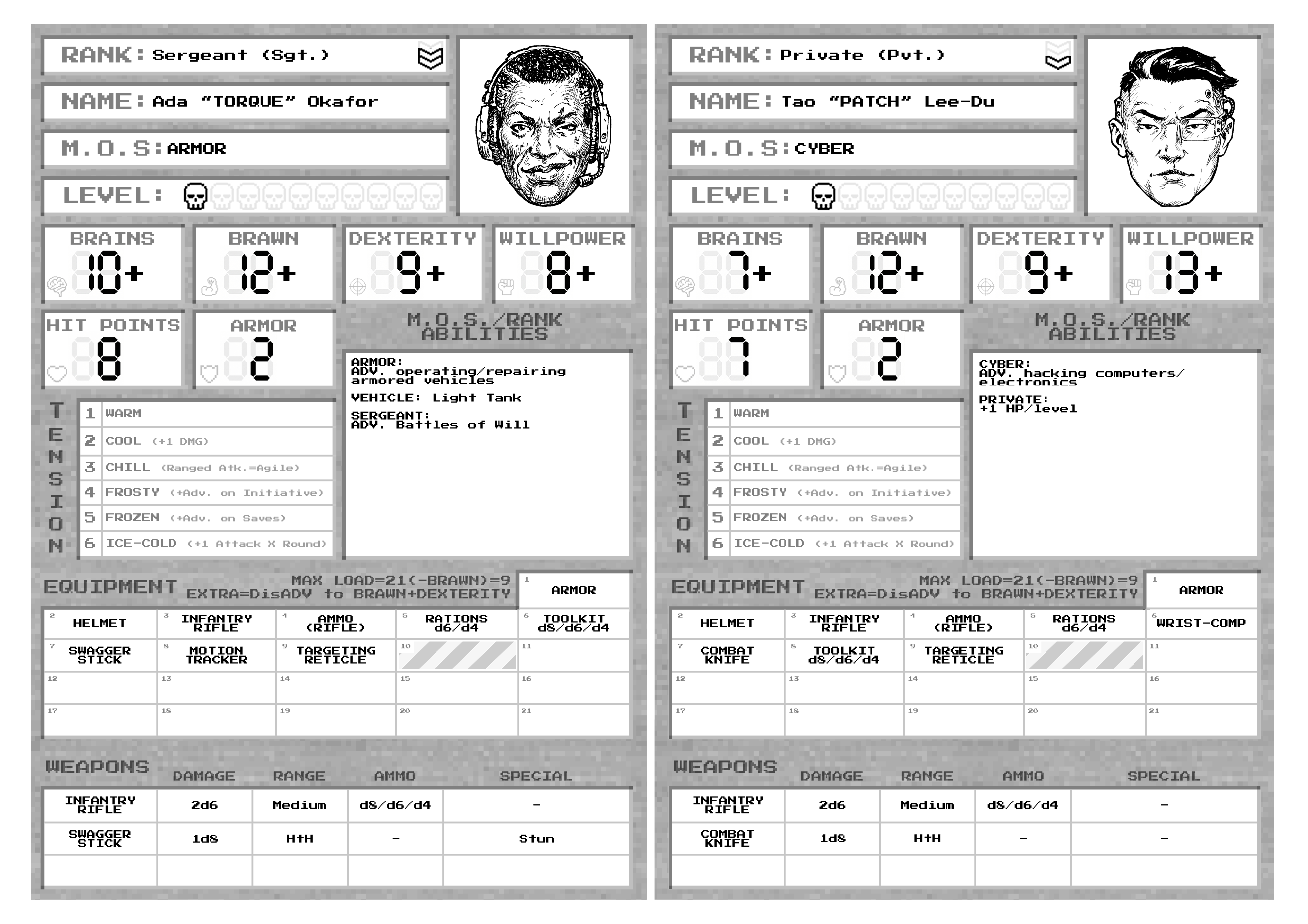 Screenshot 3 for STAY FROSTY Pregens + Handouts