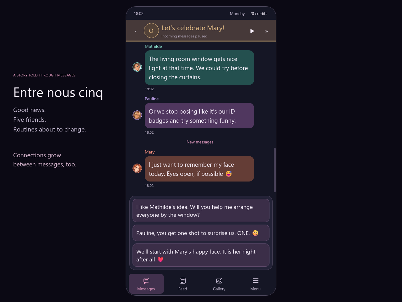Screenshot 2 for Entre nous cinq