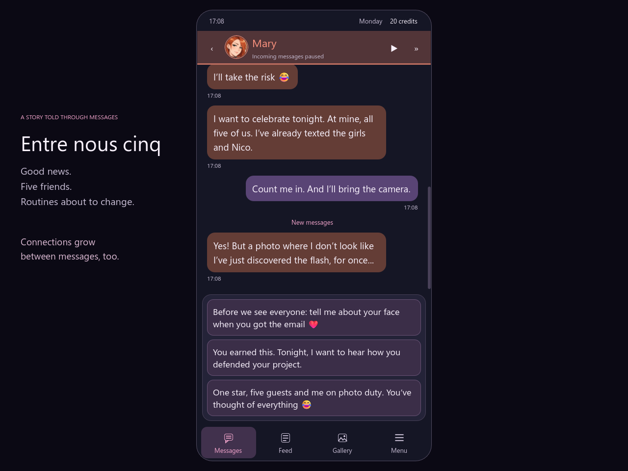 Screenshot 4 for Entre nous cinq