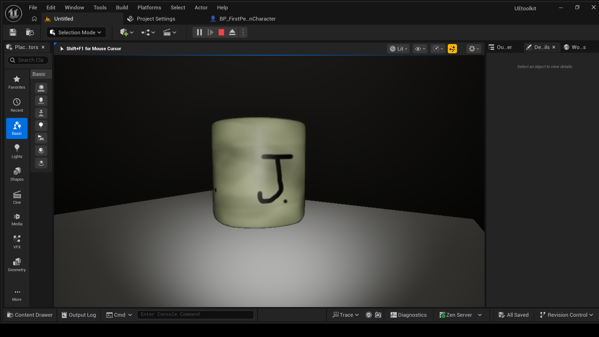 Screenshot 2 for FoxStudios official UE5 Horror toolkit