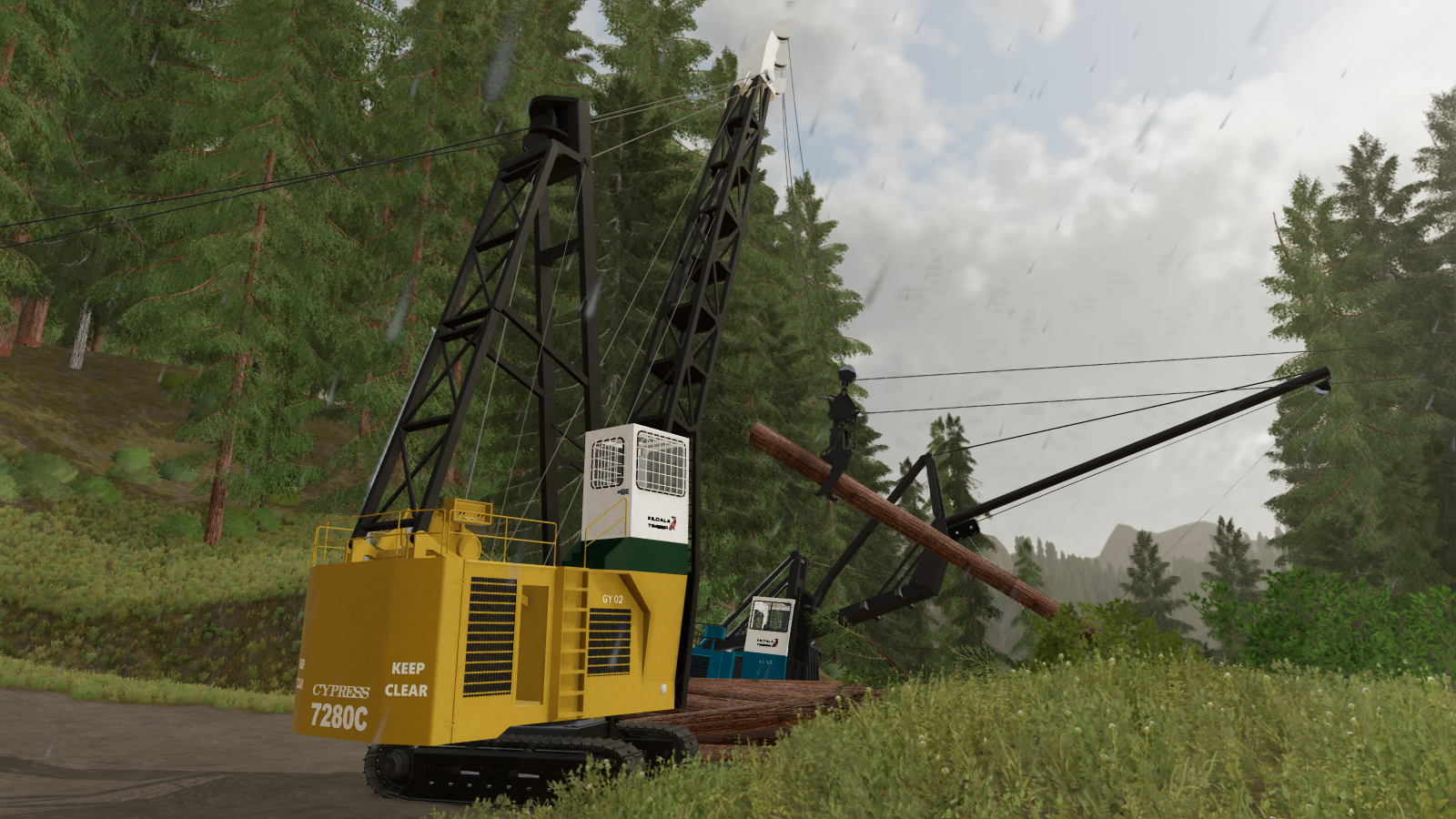 Screenshot 3 for FS22 Cypress 7280C Grapple Yarder