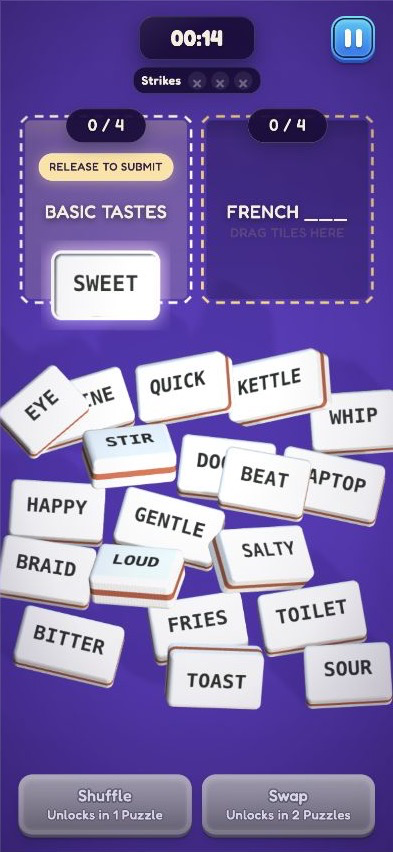 Screenshot 2 for Word Sort Rush