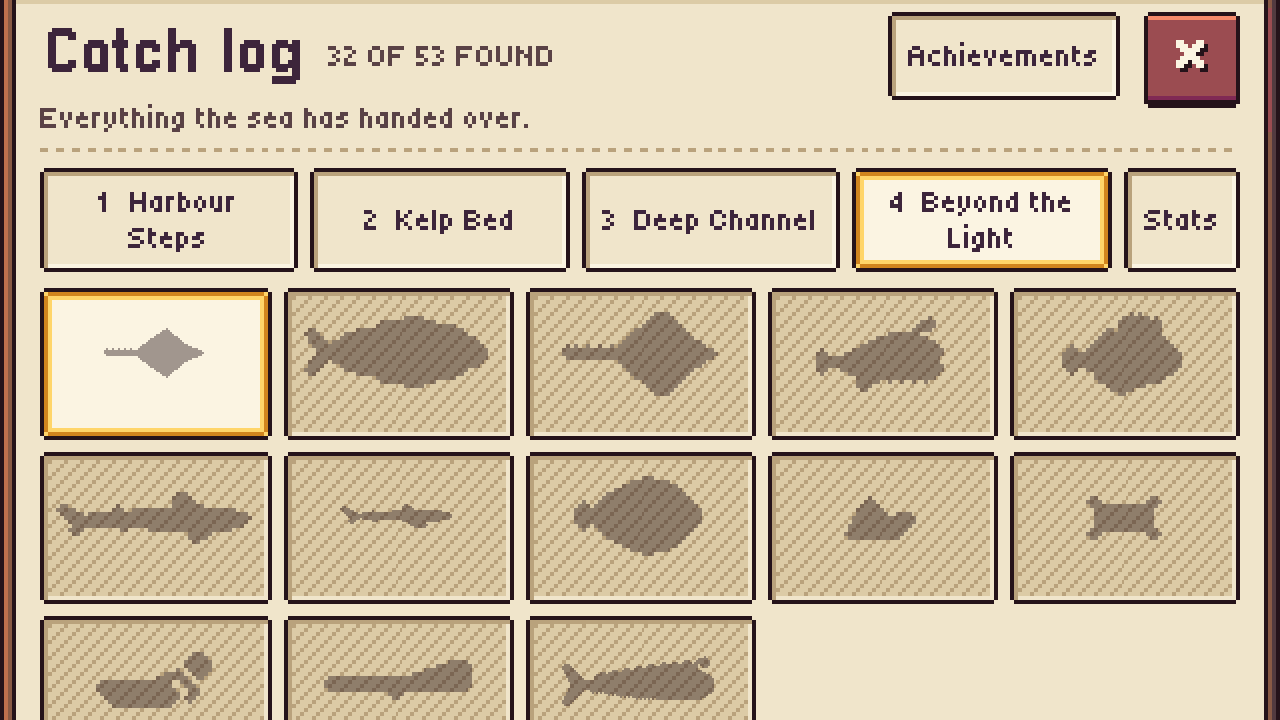 Screenshot 2 for The Wee Pier - An Island Fishing Idle