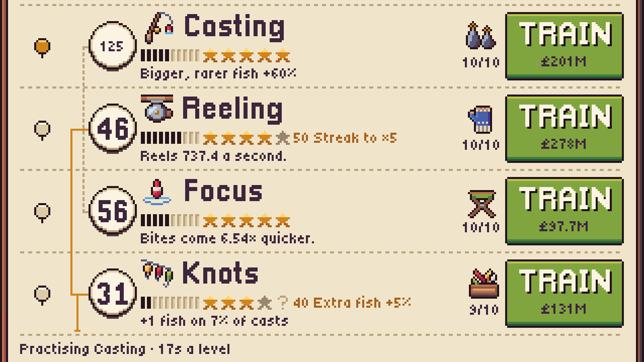 Screenshot 3 for The Wee Pier - An Island Fishing Idle