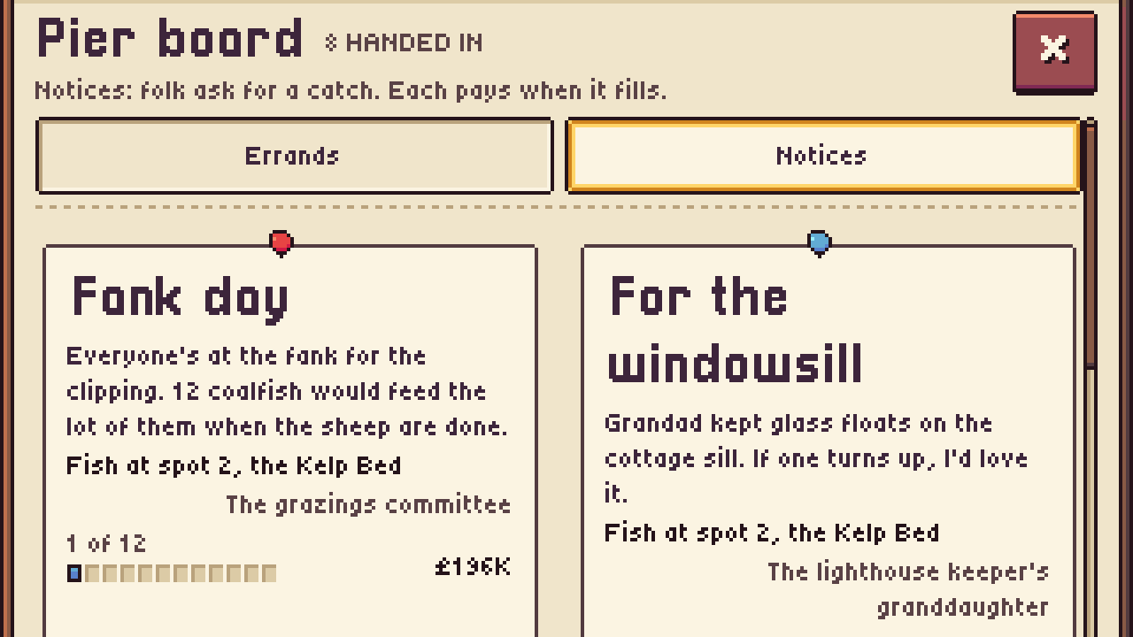Screenshot 4 for The Wee Pier - An Island Fishing Idle