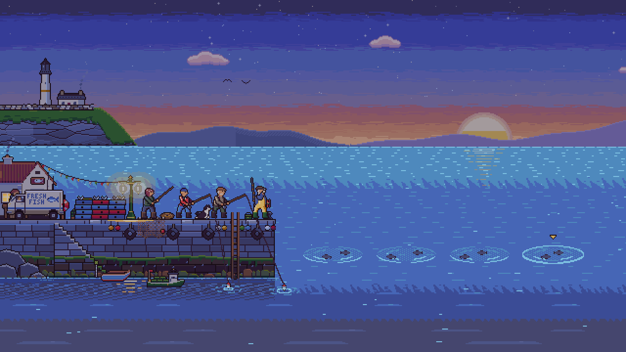 Screenshot 6 for The Wee Pier - An Island Fishing Idle