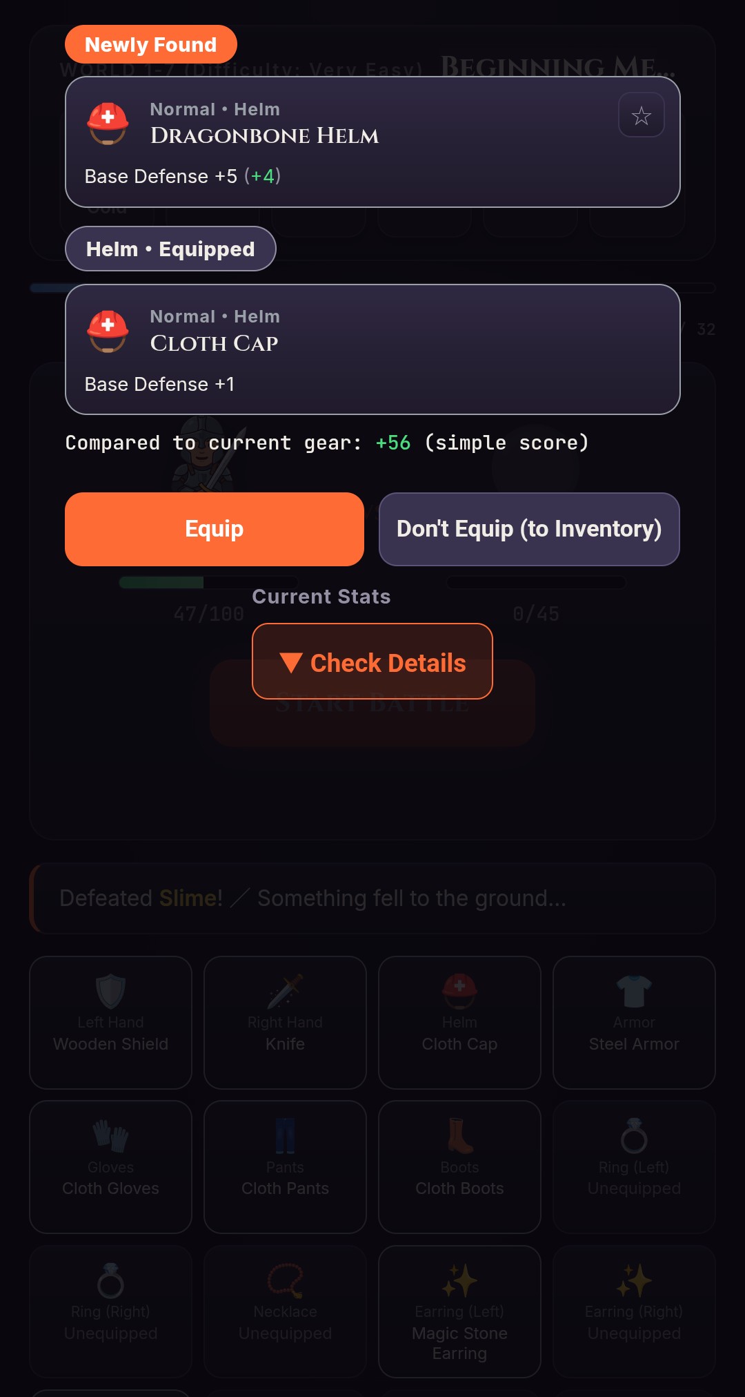 Screenshot 5 for Gear Loot Battler - DEMO