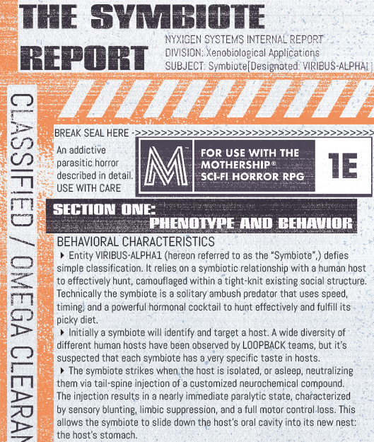 Screenshot 2 for The Symbiote Report