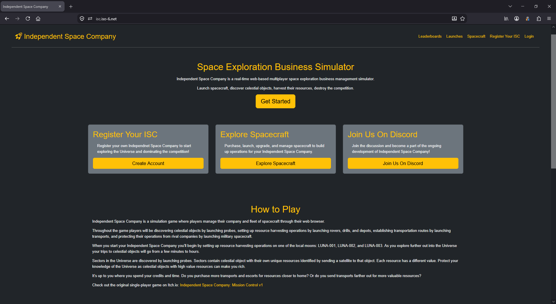 Screenshot 2 for Independent Space Company