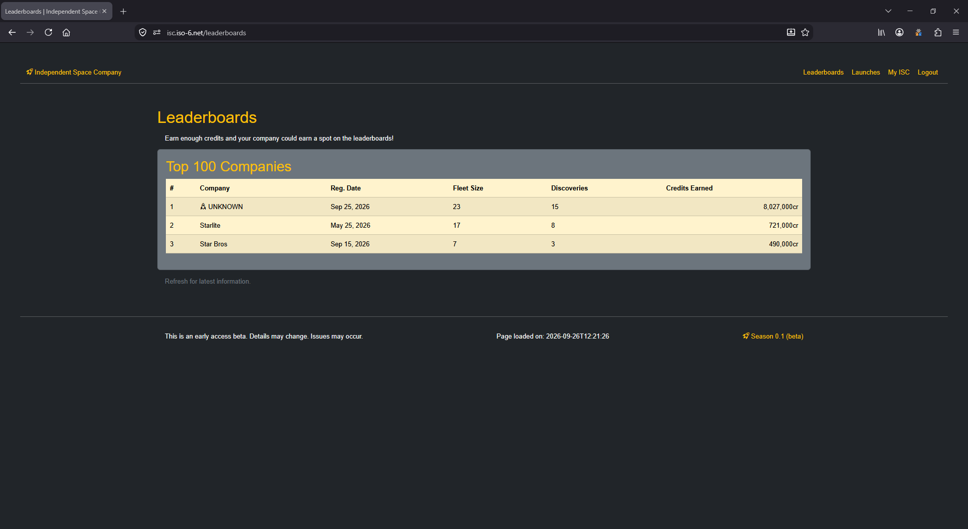 Screenshot 8 for Independent Space Company