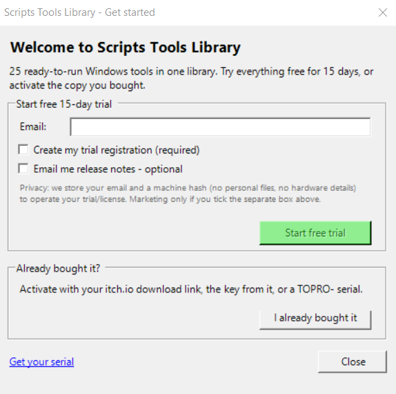Screenshot 3 for Script Tools Library