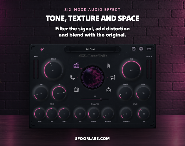 Screenshot 3 for SL CastShift - Six-Mode Audio Effect for Mac