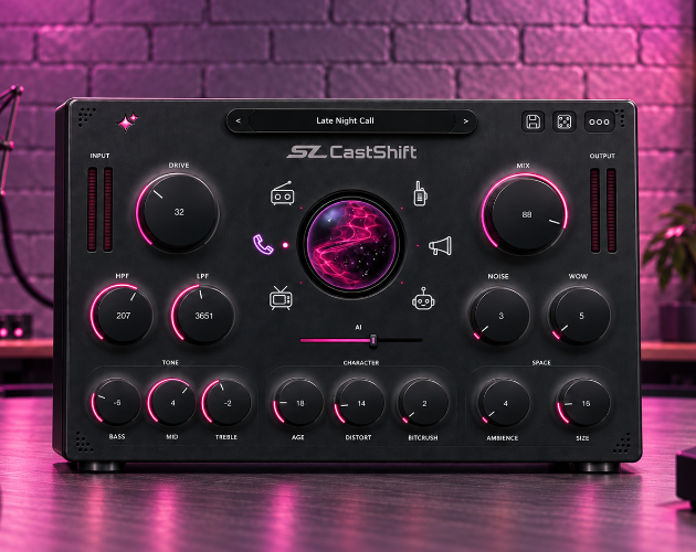 Screenshot 2 for SL CastShift - Six-Mode Audio Effect for Mac