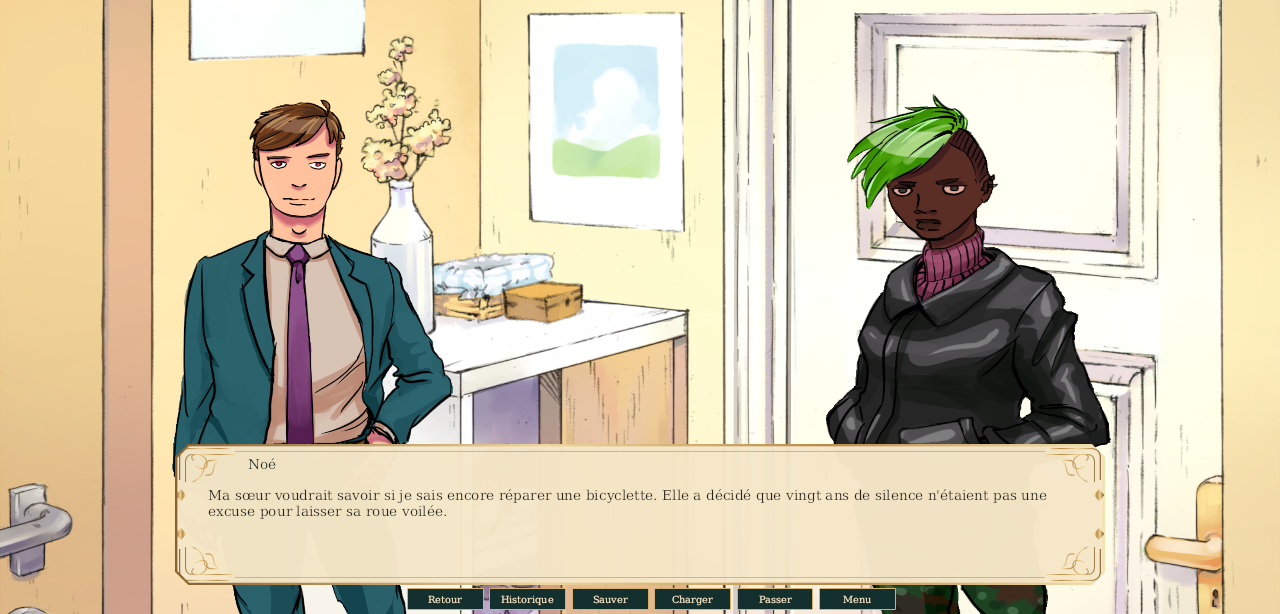 Screenshot 4 for rust-VN — Visual Novel Editor