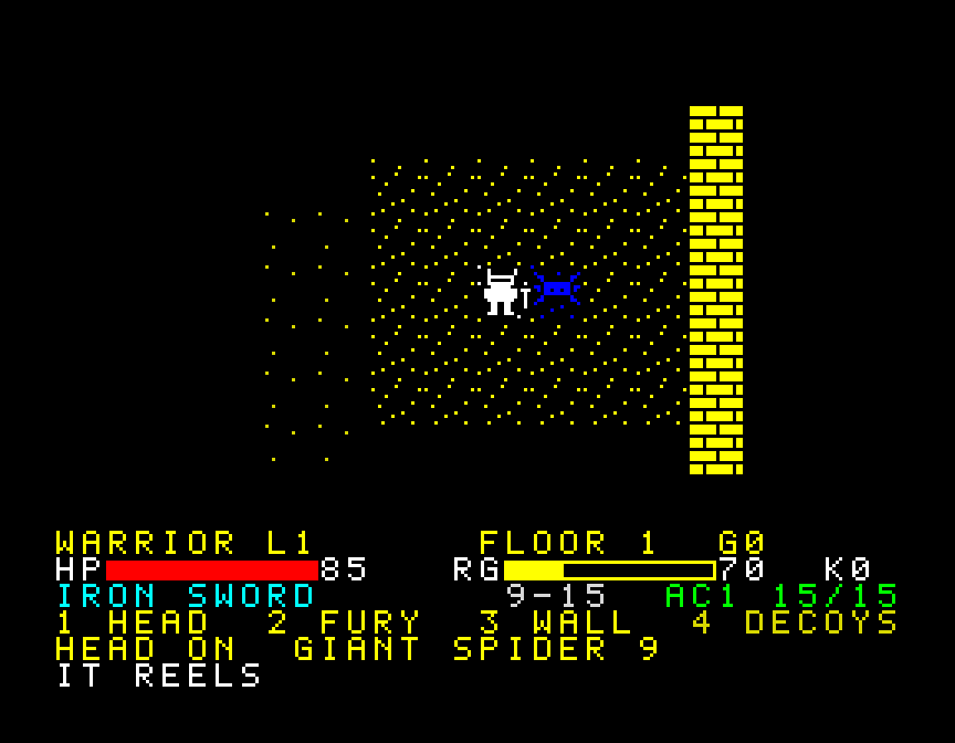 Screenshot 7 for Orbs of the Overlord - The ZX Demake