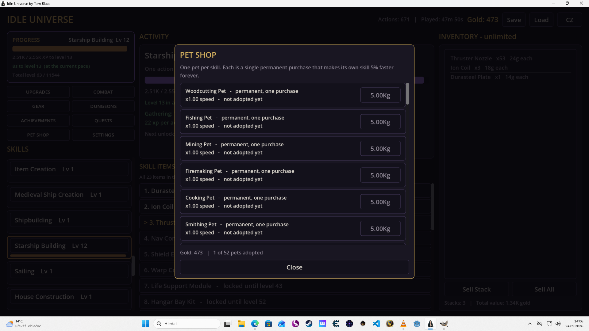 Screenshot 3 for Idle Universe by Tom Blaze
