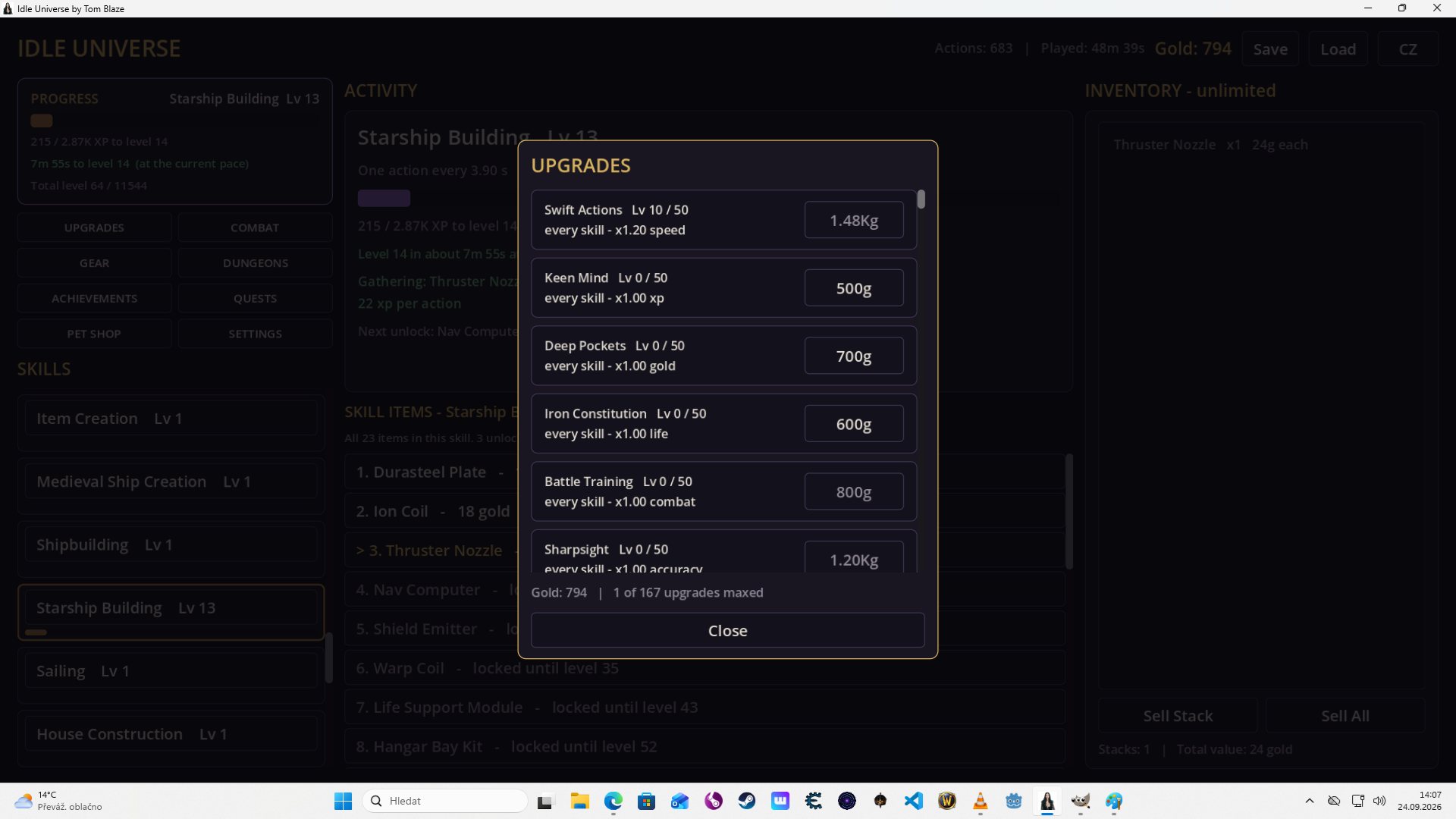 Screenshot 4 for Idle Universe by Tom Blaze