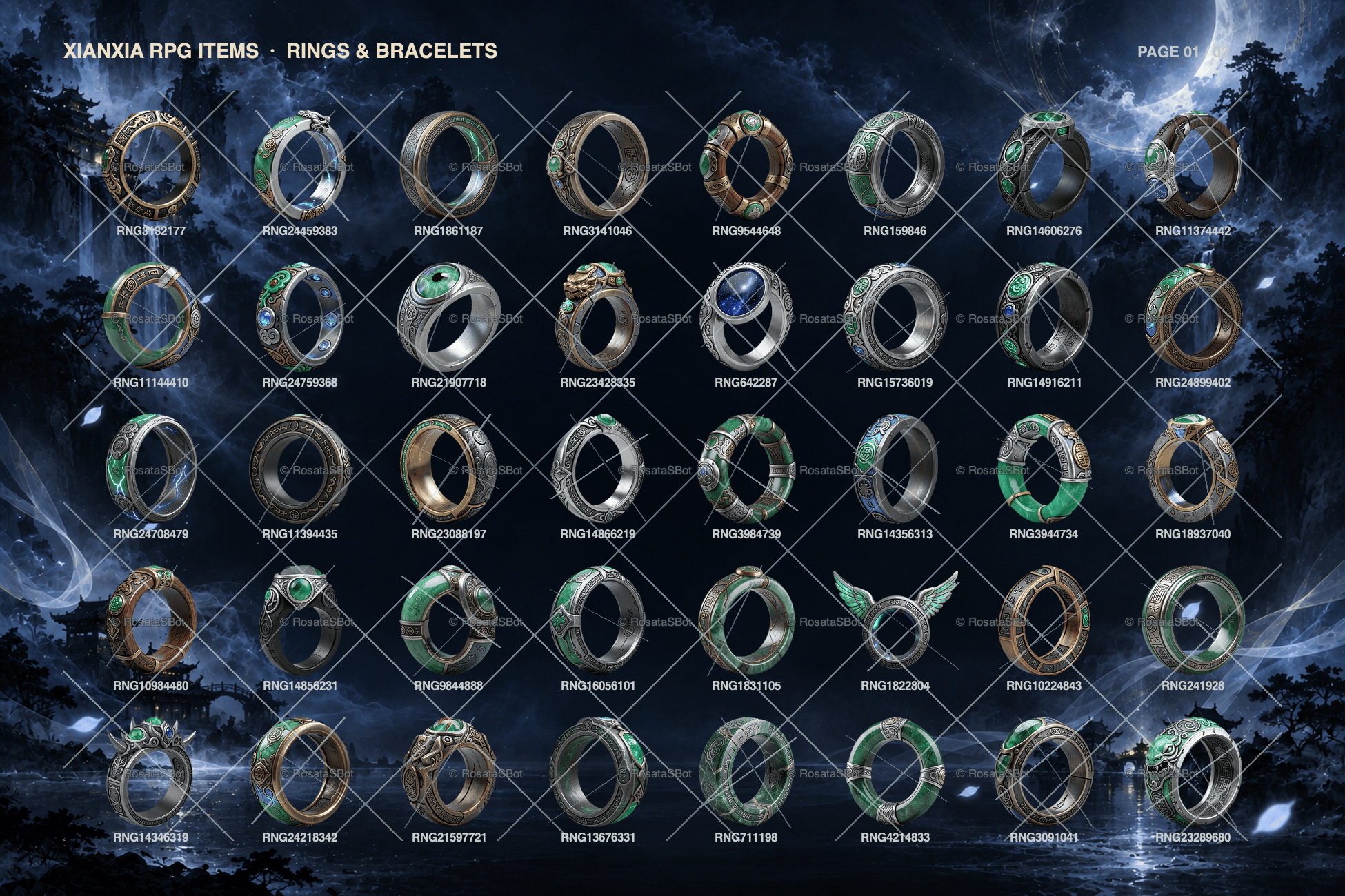 Screenshot 3 for Xianxia RPG Items - Rings & Bracelets Vol. 14
