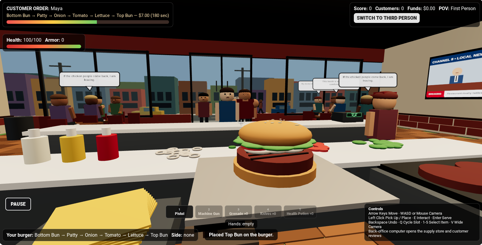 Screenshot 4 for Burger Mafia
