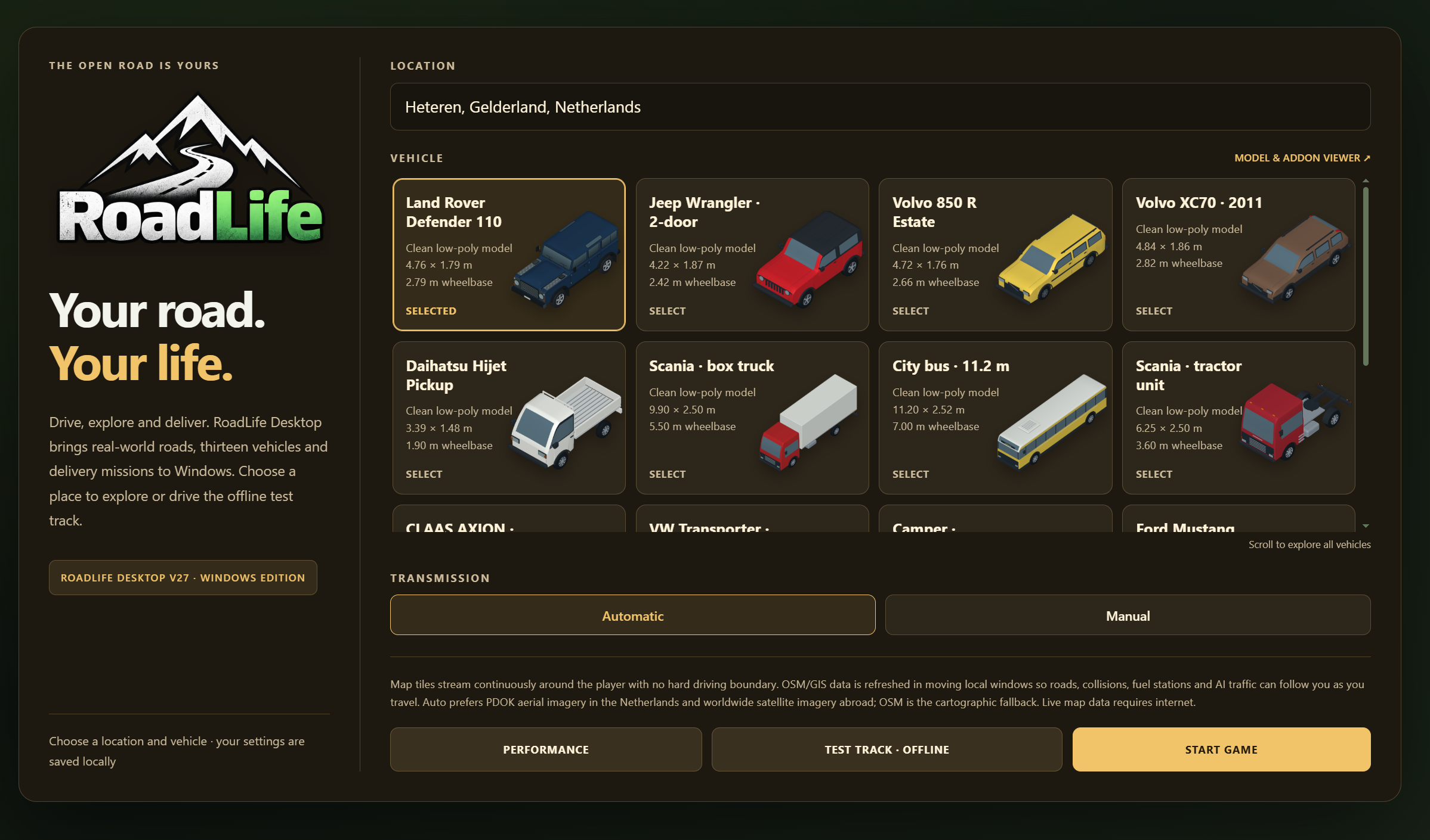Screenshot 2 for RoadLife - A Open World Driving Game