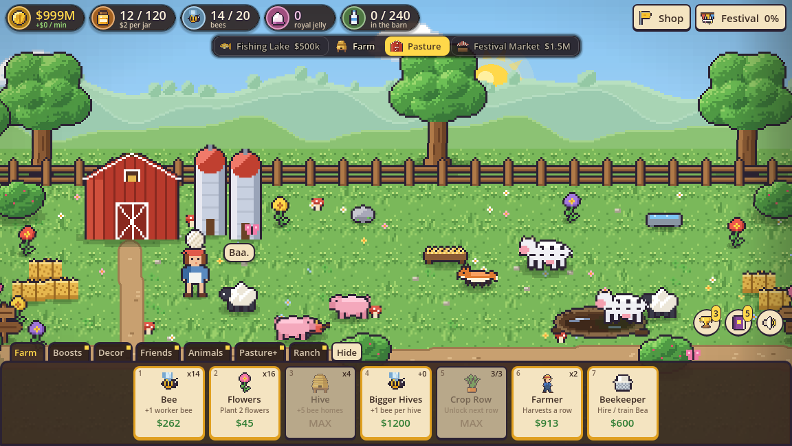 Screenshot 5 for Honeyvale: Idle Farm Tycoon