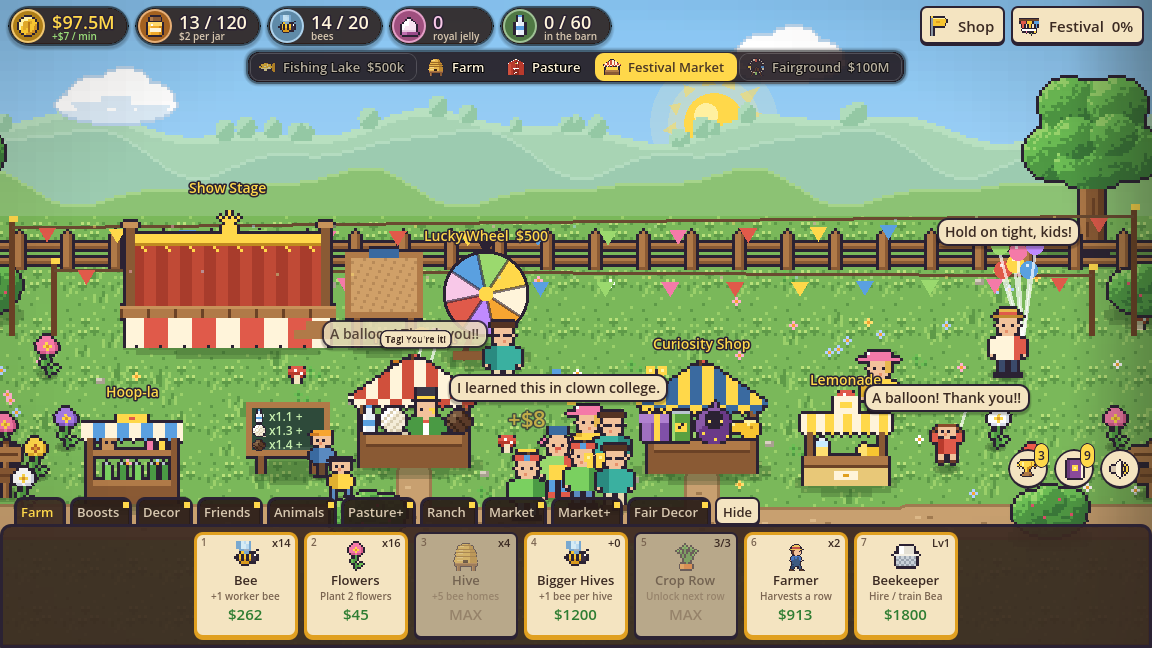 Screenshot 3 for Honeyvale: Idle Farm Tycoon