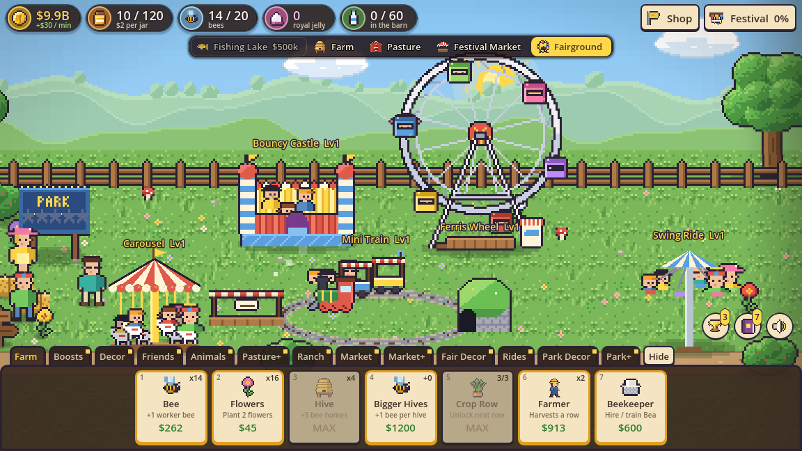 Screenshot 4 for Honeyvale: Idle Farm Tycoon