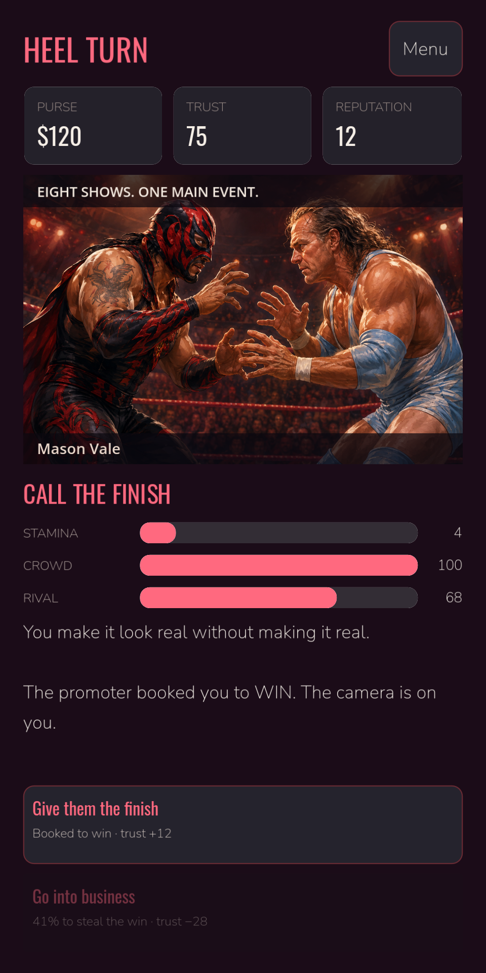 Screenshot 3 for Heel Turn