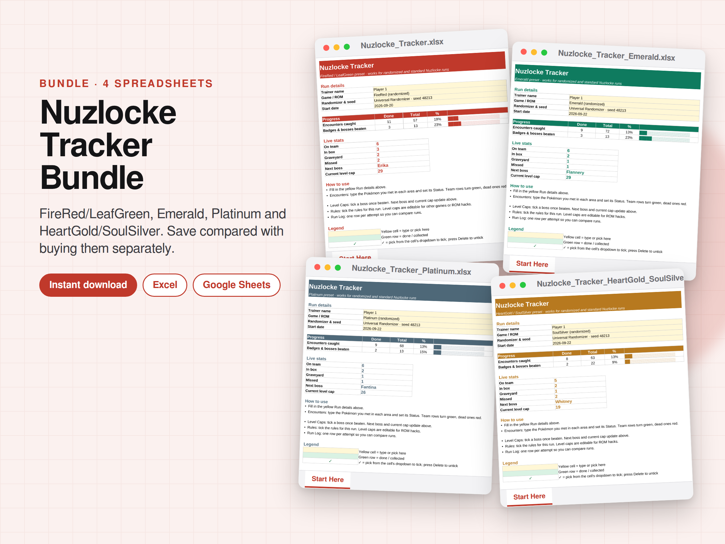 Screenshot 2 for Nuzlocke Tracker Bundle