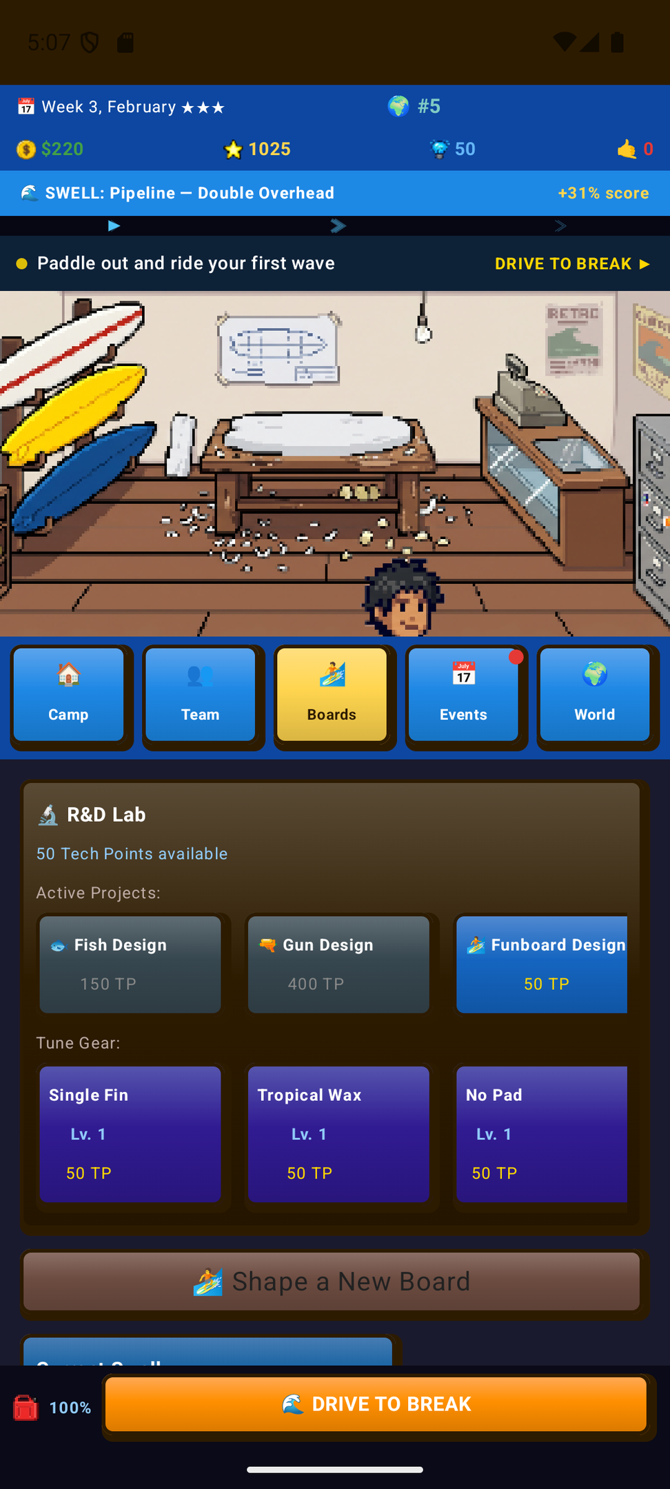 Screenshot 2 for Bikini Bay: Surf Camp Tycoon