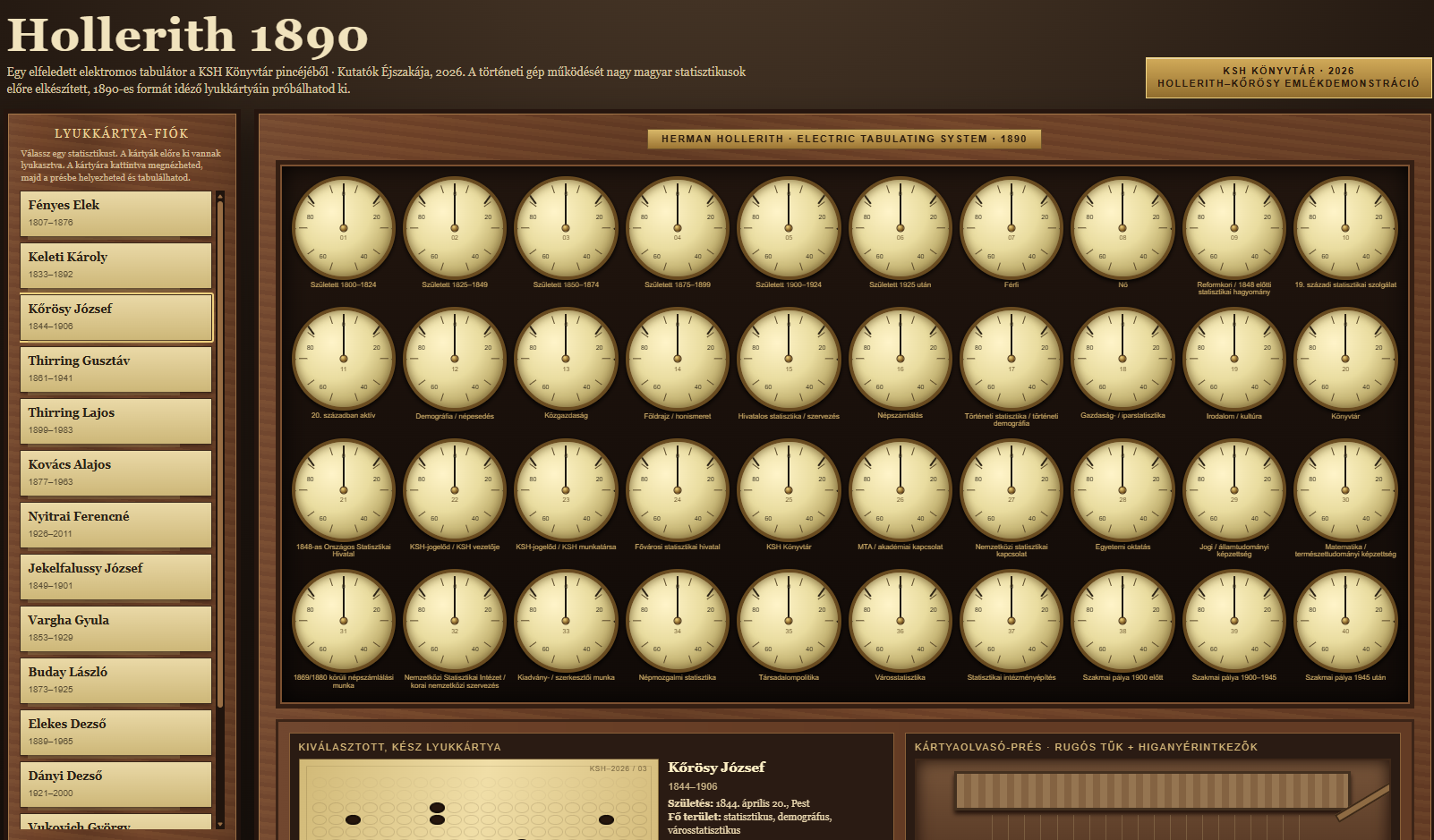 Screenshot 2 for Hollerith 1890 - HUN