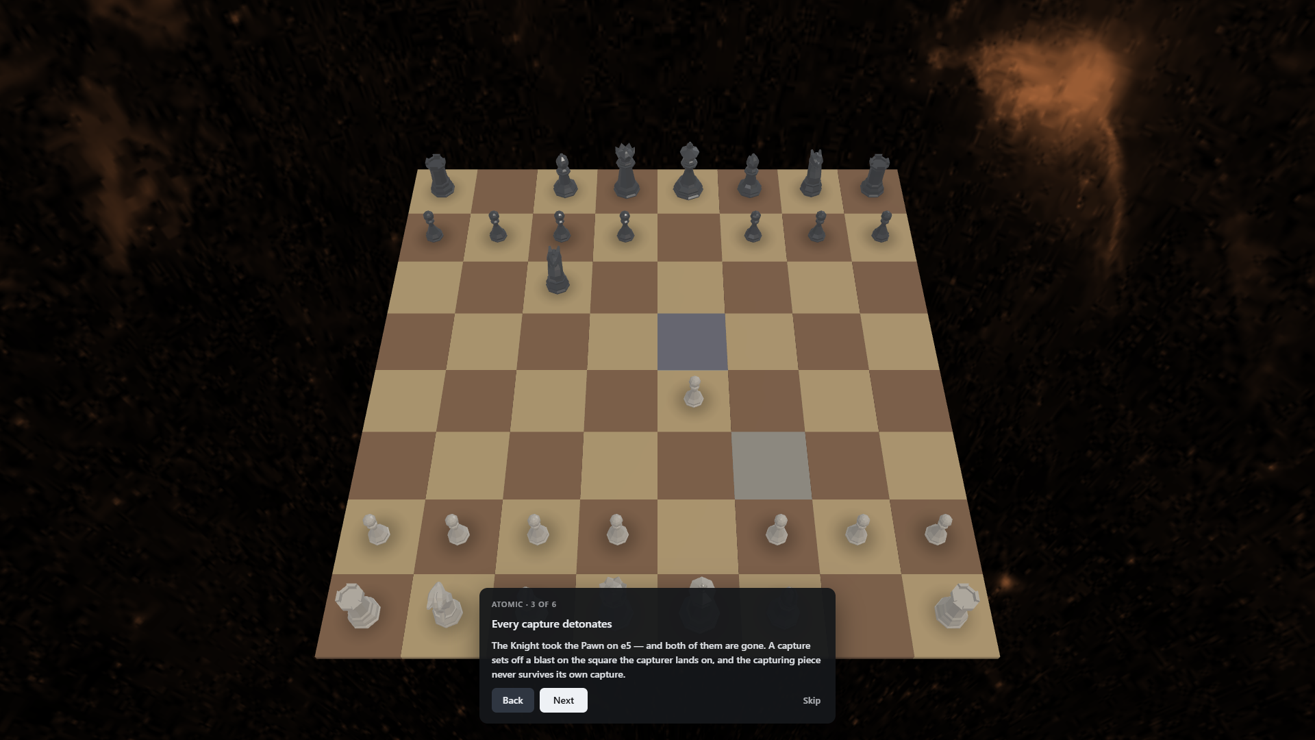 Screenshot 4 for Dark Atomic Antichess