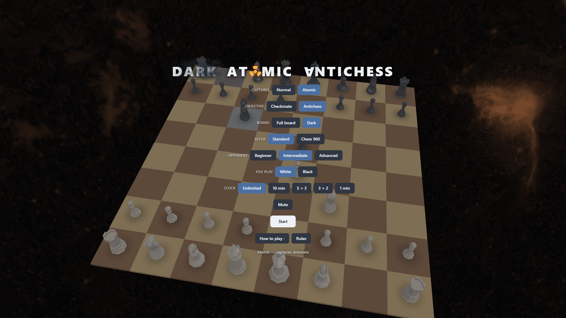 Screenshot 5 for Dark Atomic Antichess