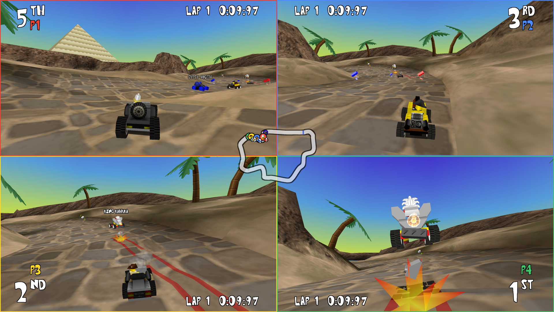 Screenshot 2 for Step On It: A Lego Racers Remake