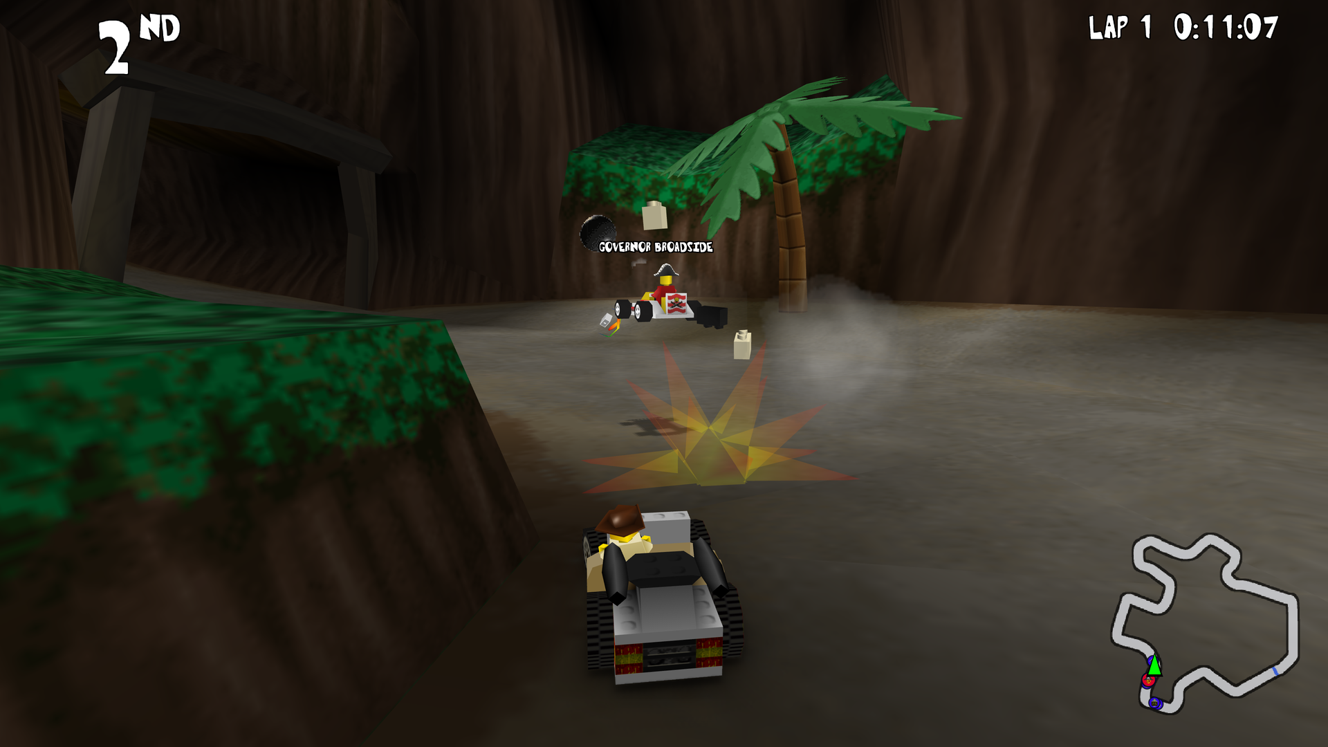 Screenshot 3 for Step On It: A Lego Racers Remake